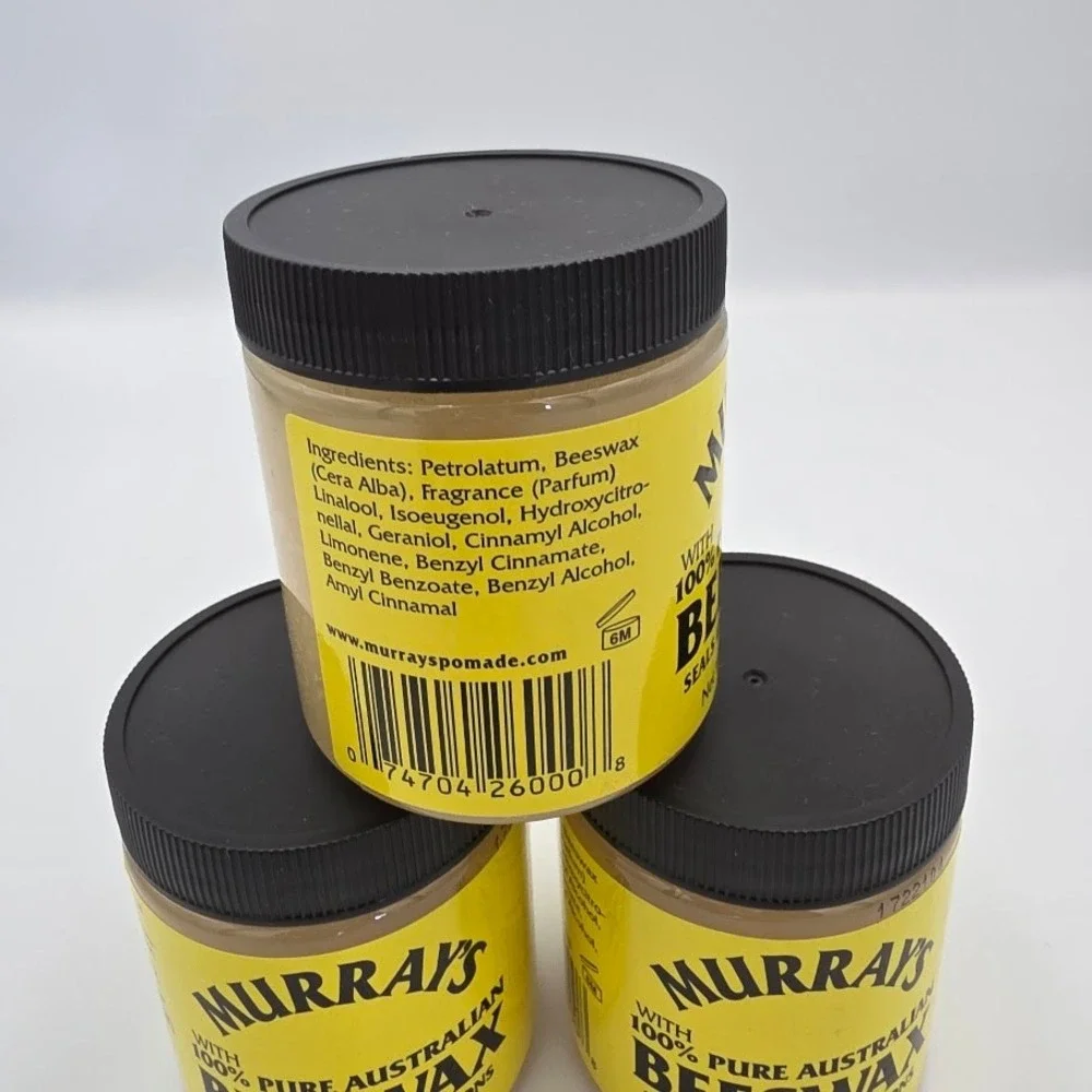 12 Murray's 100% Pure Australian Beeswax Styling Aid Seals‎ Ends Case